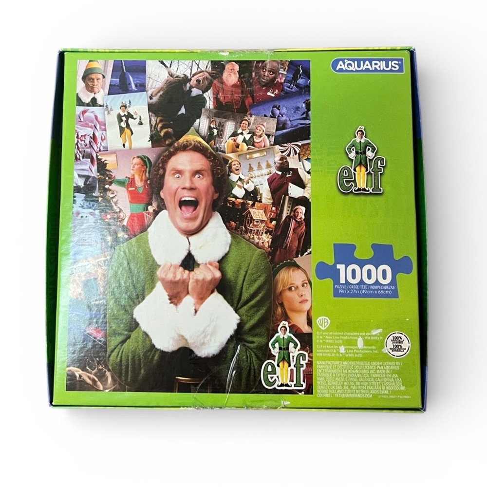 Elf Movie Puzzle 1000 Pieces holiday games family activity Christmas - Picture 2 of 4